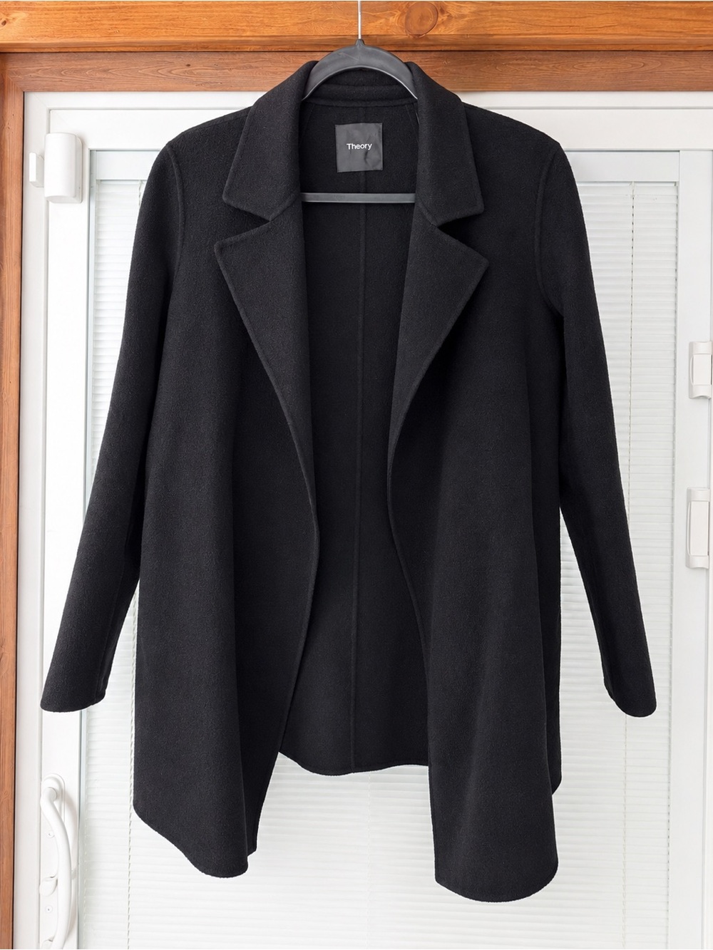 Theory Black Open-Front Blazer Jacket